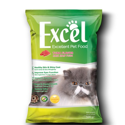 Pakan kucing excel