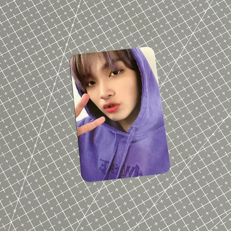 GET ALL WTS PC PHOTOCARD HAECHAN HOODIE UNGU POUT PEACE PHOTOPACK SEASON GREETING SG21 2021