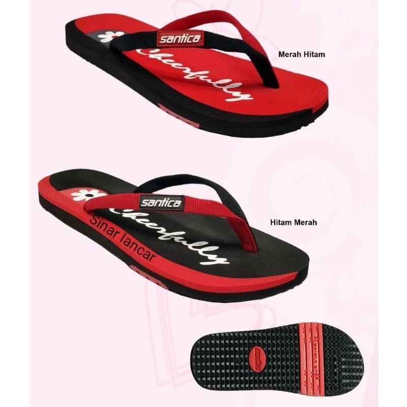 santica cheerfull-sandal jepit wanita original 100%