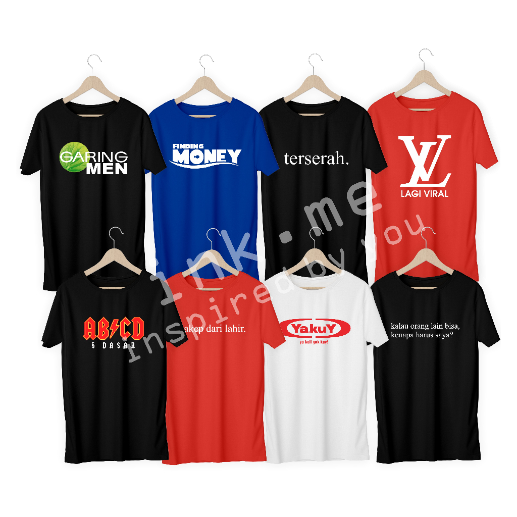 KAOS PLESETAN EDRICK TSHIRT / KAOS LUCU / KAOS PLESETAN