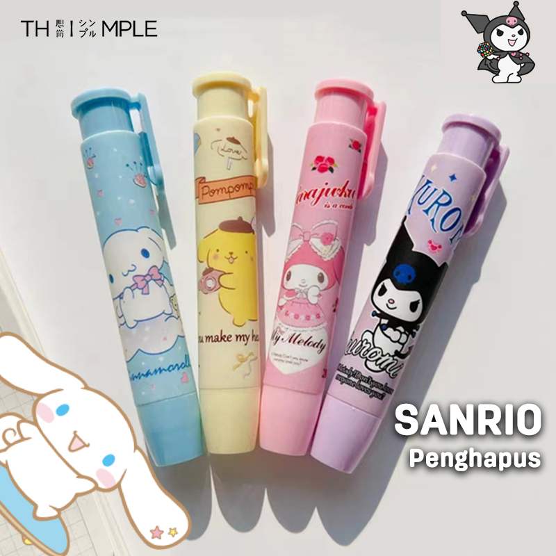 

Penghapus Pensil Mekanik Karakter Mechanical Eraser Lucu Hapusan Eraser Lipstik Retractable Cute Eraser-THIMPLE
