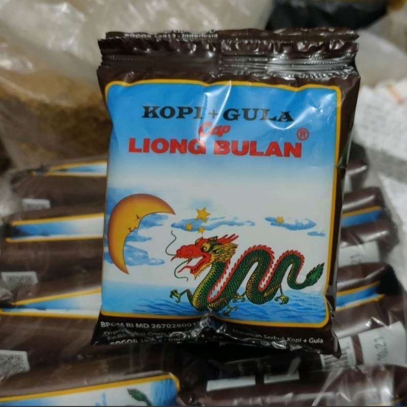 

Kopi Liong Bulan Plus Gula [1 pak/ 20 sachet]