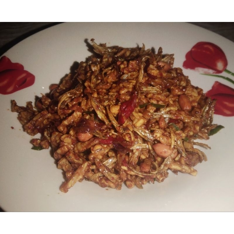 

SAMBEL GORENG TEMPE TERI KACANG PEDAS MANIS