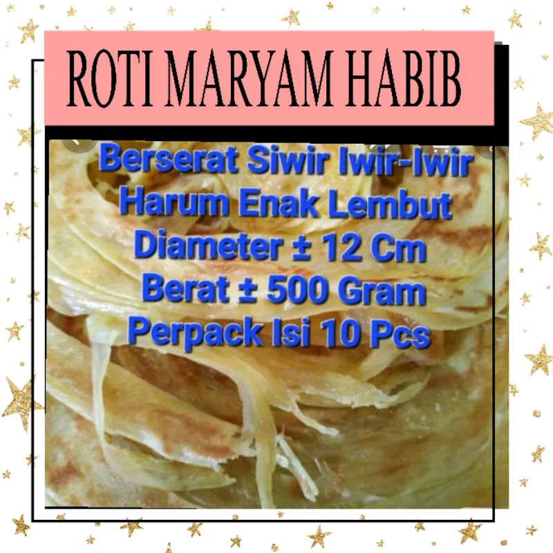 

ROTI MARYAM JUMBO ASLI AMPEL ISI 5 BIJI/ PACKING VAKUM AMAN KIRIM SEINDONESIA