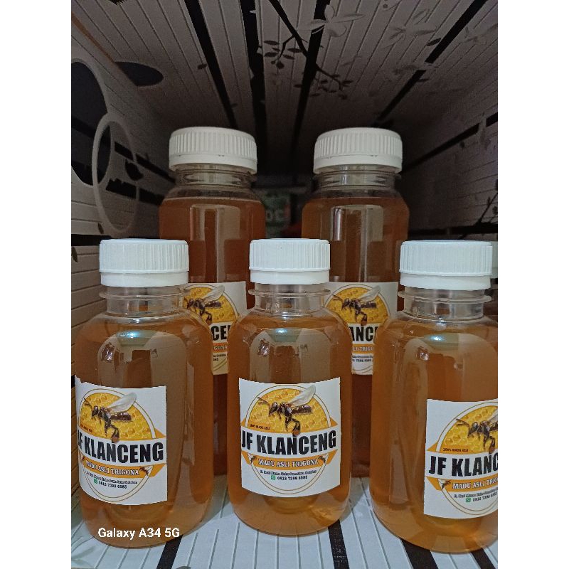 

madu klanceng asli/murni ukuran 150 ml ,100%tanpa campuran sumatra selatan