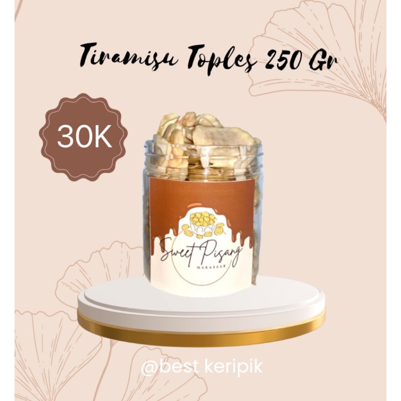 

Sweet.Pisang tiramisu toples 250 Gr