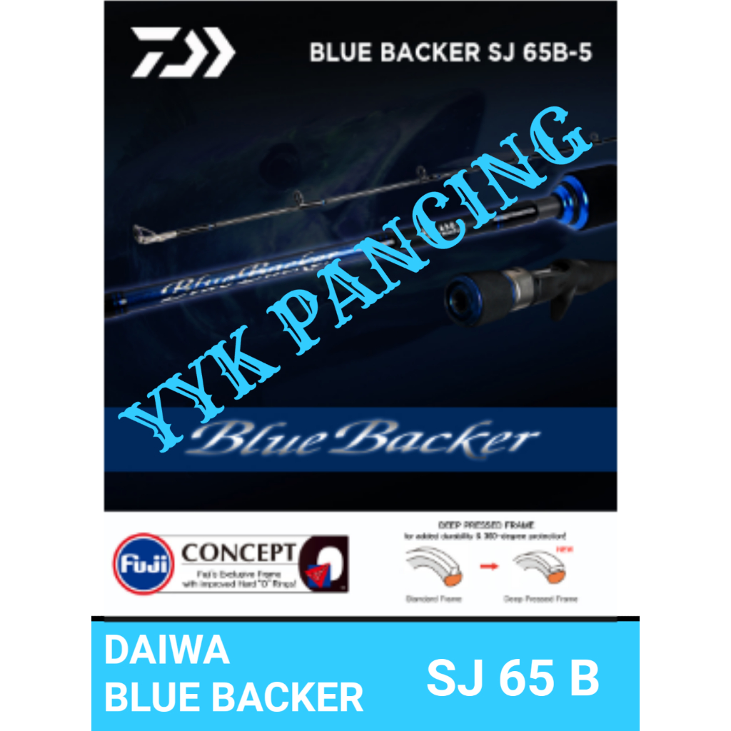 DAIWA BLUE BACKER SJ65B joran overhead spinning rod slow jigging MURAH