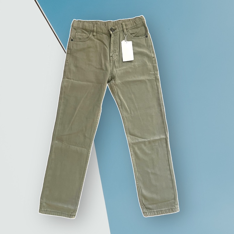 Colours Kids Wear Long Sage Green Jeans fit up to 14 years GRADE B