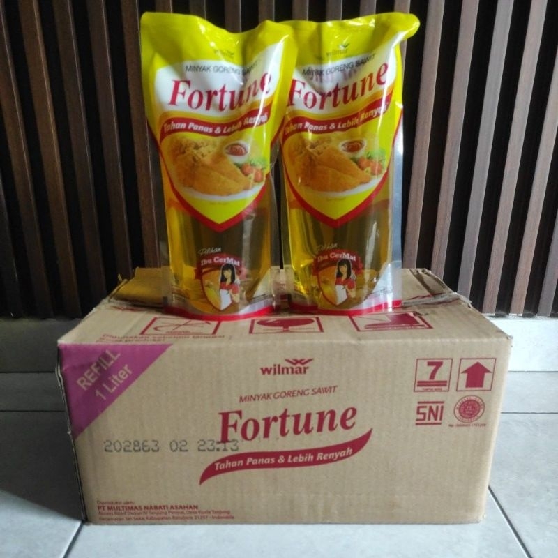 

Minyak goreng fortune 1ltr pouch