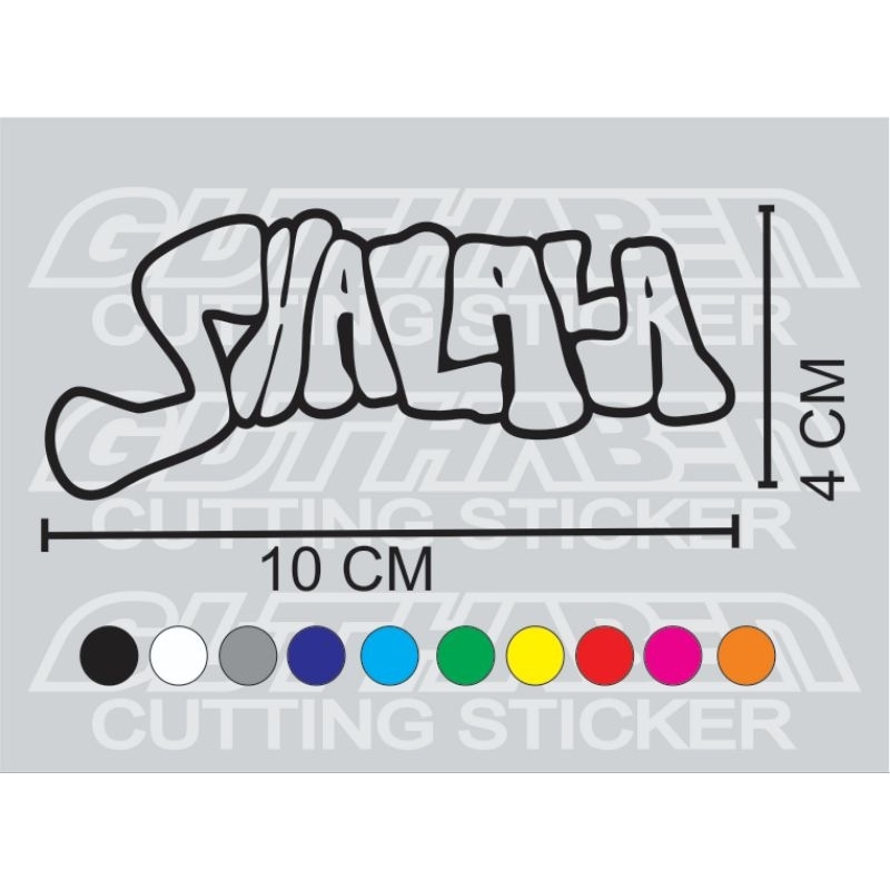 

sticker shalala
