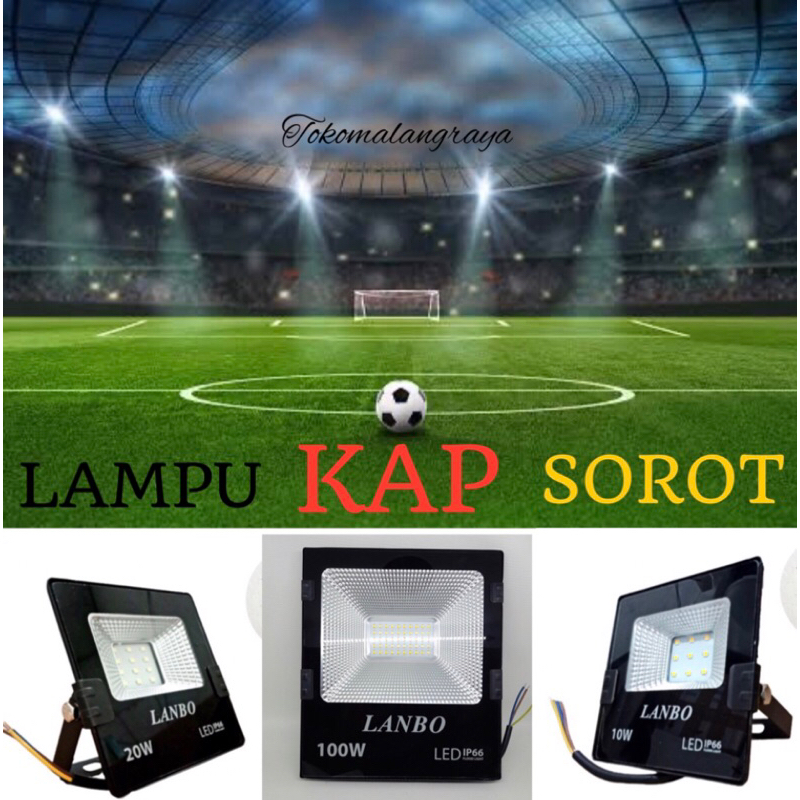 lampu kap sorot 100watt/led kap sorot taman 200watt
