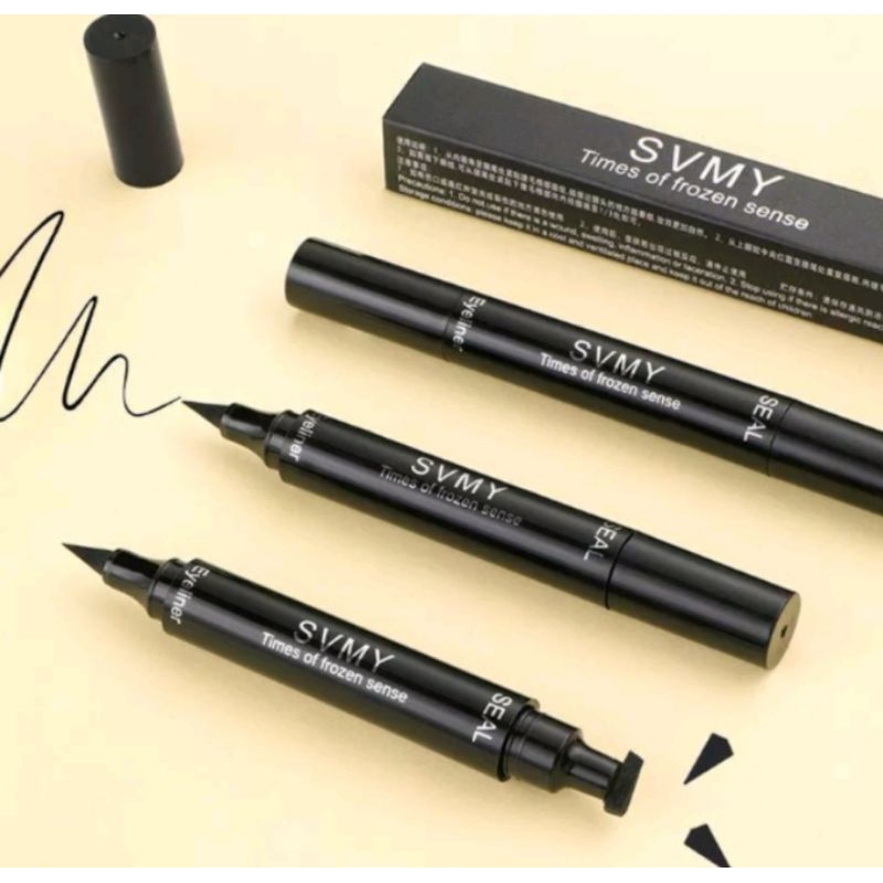 Eyeliner Lameila 872 SVMY Eyeliner Stamp Double Head Eyeliner Anti Air Keringat WING EYELINER