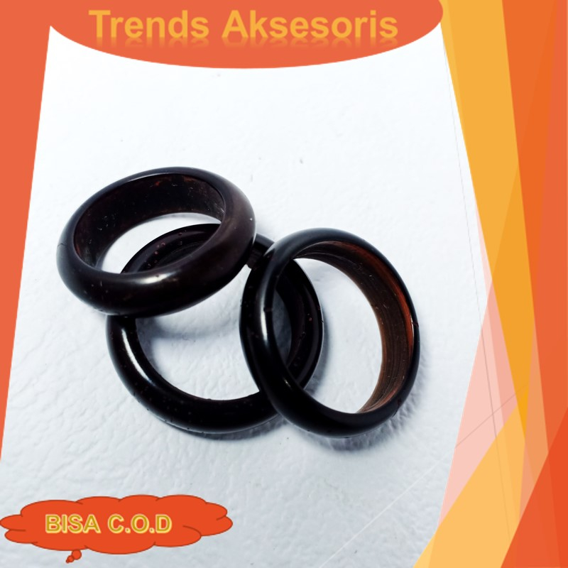[TRENDS] CINCIN KAYU KOKKA KAUKAH KAOKAH ASLI MENGKILAP POLOS HALUS WARNA COKLAT & HITAM UNTUK PRIA 