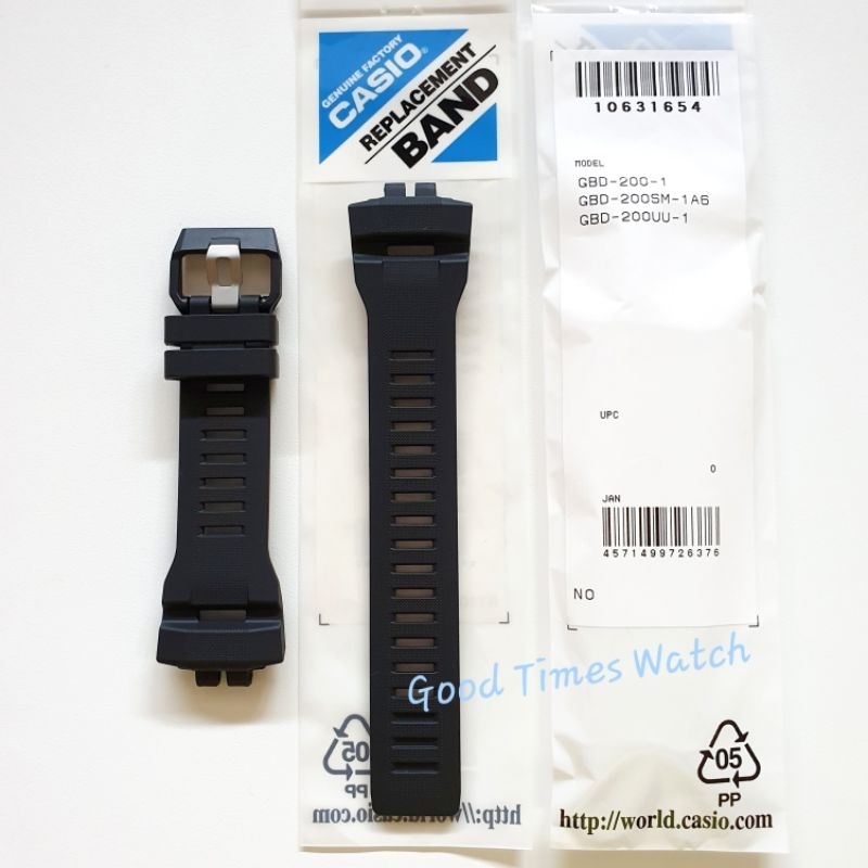 STRAP G-SHOCK GBD-200-1 GBD 200SM GBD 200UU GBD 200 CASIO ORIGINAL