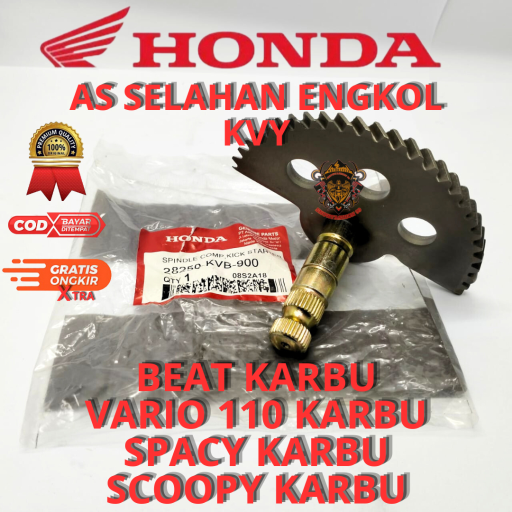 AS SELAHAN ENGKOL KVY AS GIGI SELAH HONDA BEAT KARBU,SCOOPY KARBU,SPACY KARBU,VARIO 110 KARBU KUALIT