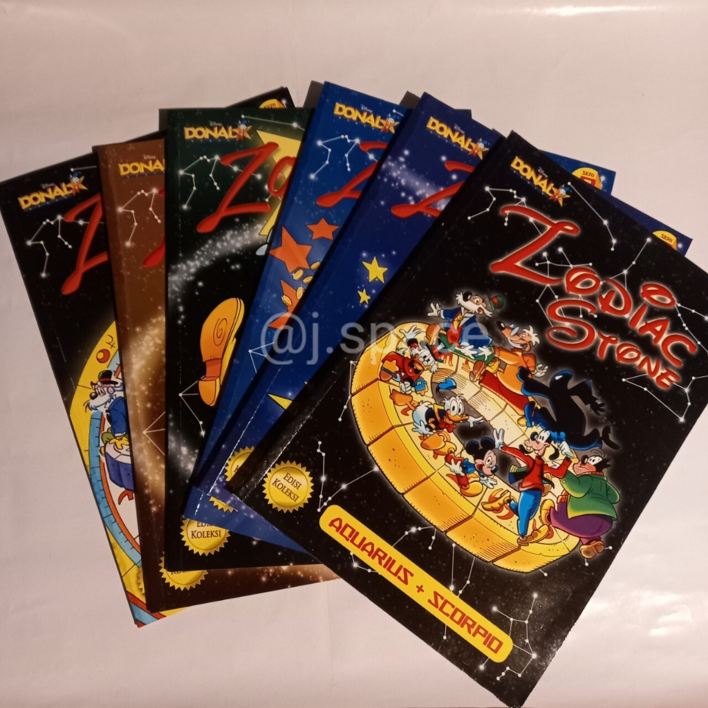 (SET) DONAL BEBEK : ZODIAC STONE [buku komik edisi lama/bekas]