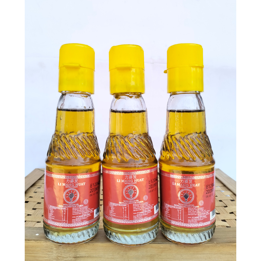 

Li Mang Huat Minyak WIjen Sesame Oil 100 Gr Free Bubble Wrap dan Dus Tebal