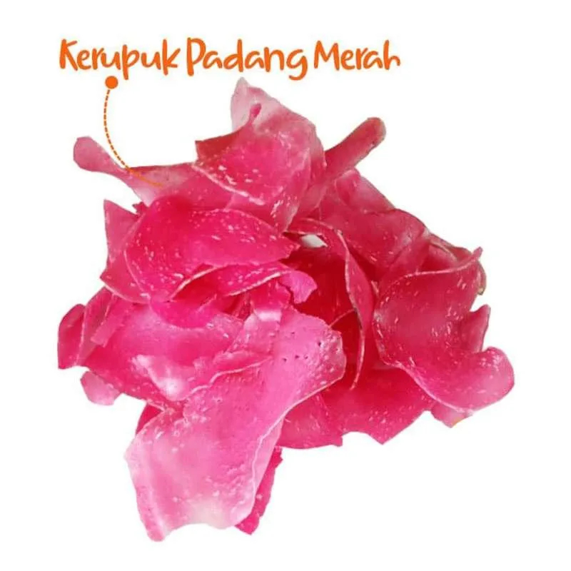 

Kerupuk Merah Padang Mentah 1/4Kg 250G