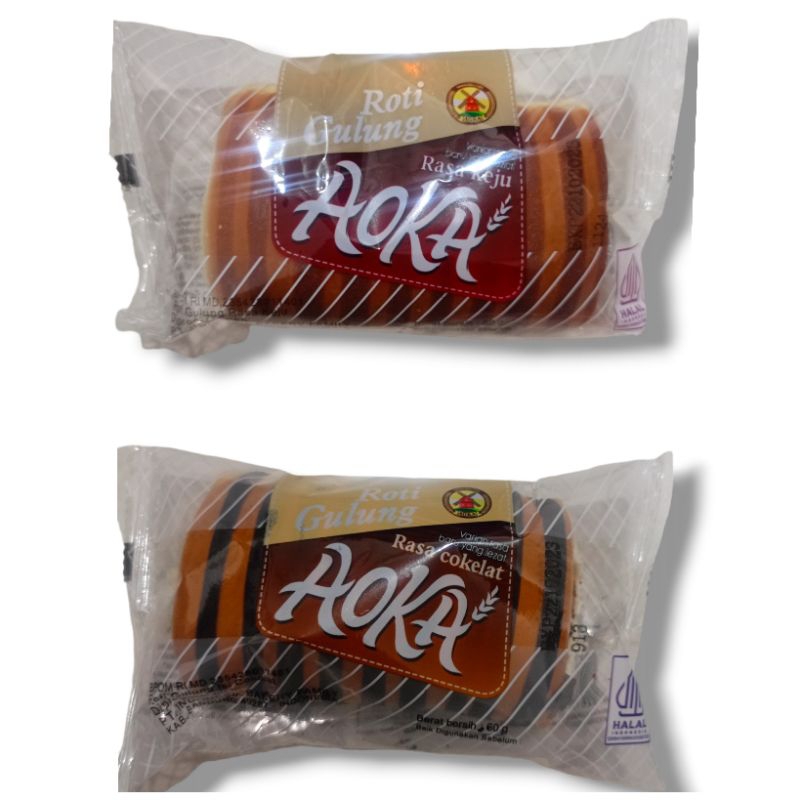 

AOKA Roti Gulung Keju / Gulung Coklat 1 dus isi 60 pcs