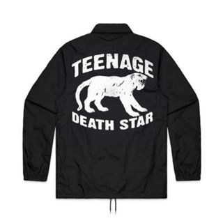 COACH JAKET TEENAGE DEATH STAR | WINDBREAKERS HITAM | JAKET BAND PUNK | JAKET PARASUT DISTRO