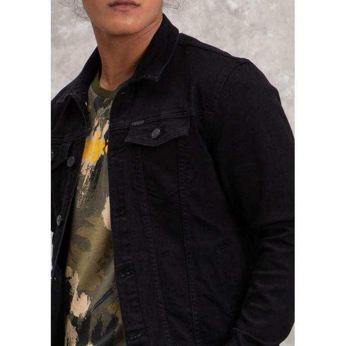 Jaket Denim Unisex TIRA JEANS Size S Black