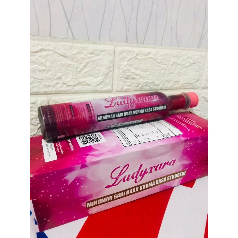 ladyxara jus herbal sari buah kurma rasa strawberry