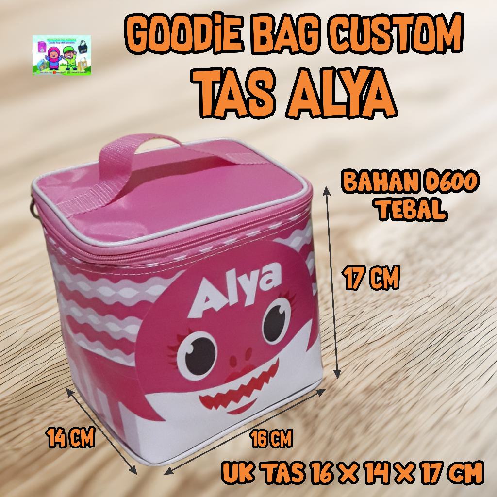 ❤️asemka77❤️GOODIE BAG ULTAH custom ALYA/tas goodie bag/tas goodie bag ultah/goodie bag ultah/tas go