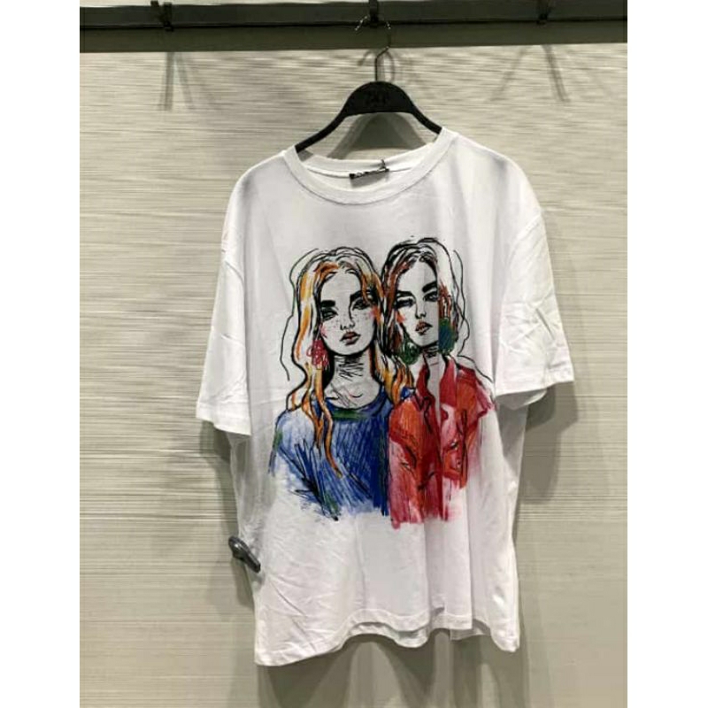 JASTIP T-Shirt Wanita Zara New/T-Shirt New Zara/Kaus Wanita