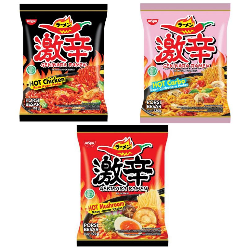 

GEKIKARA Aneka Mi Ramen Jepang Pedas Goreng Ayam Carbonara