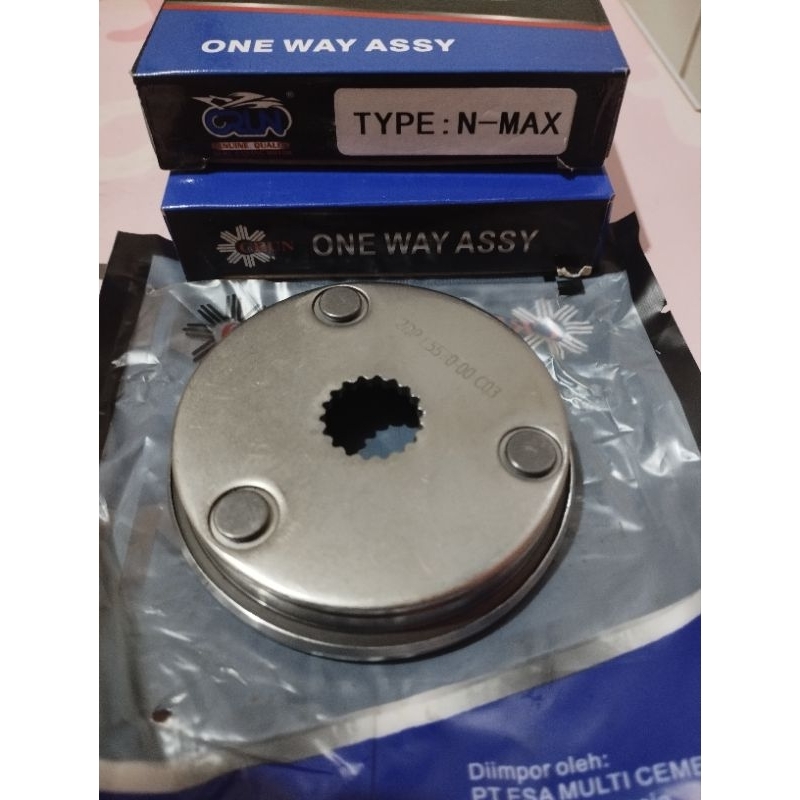 CRUN ONE WAY ASSY N-MAX 2DP /NMAX 155 /N MAX 155 /RUMAH PELOR STATER ONEWAY ASSY ORIGINAL