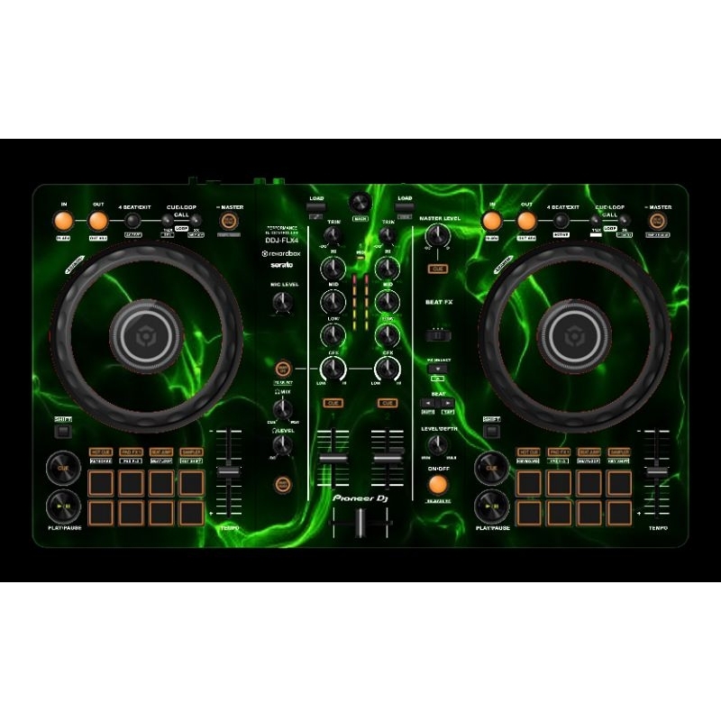 sticker pelindung alat DJ musik ddj-flx4 pioneer