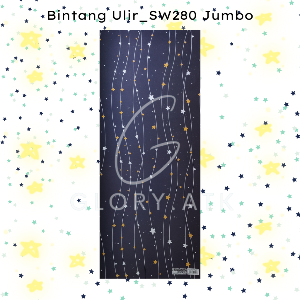 

KERTAS KADO SANSAN WAWA / SANWA JUMBO BINTANG ULIR SW280