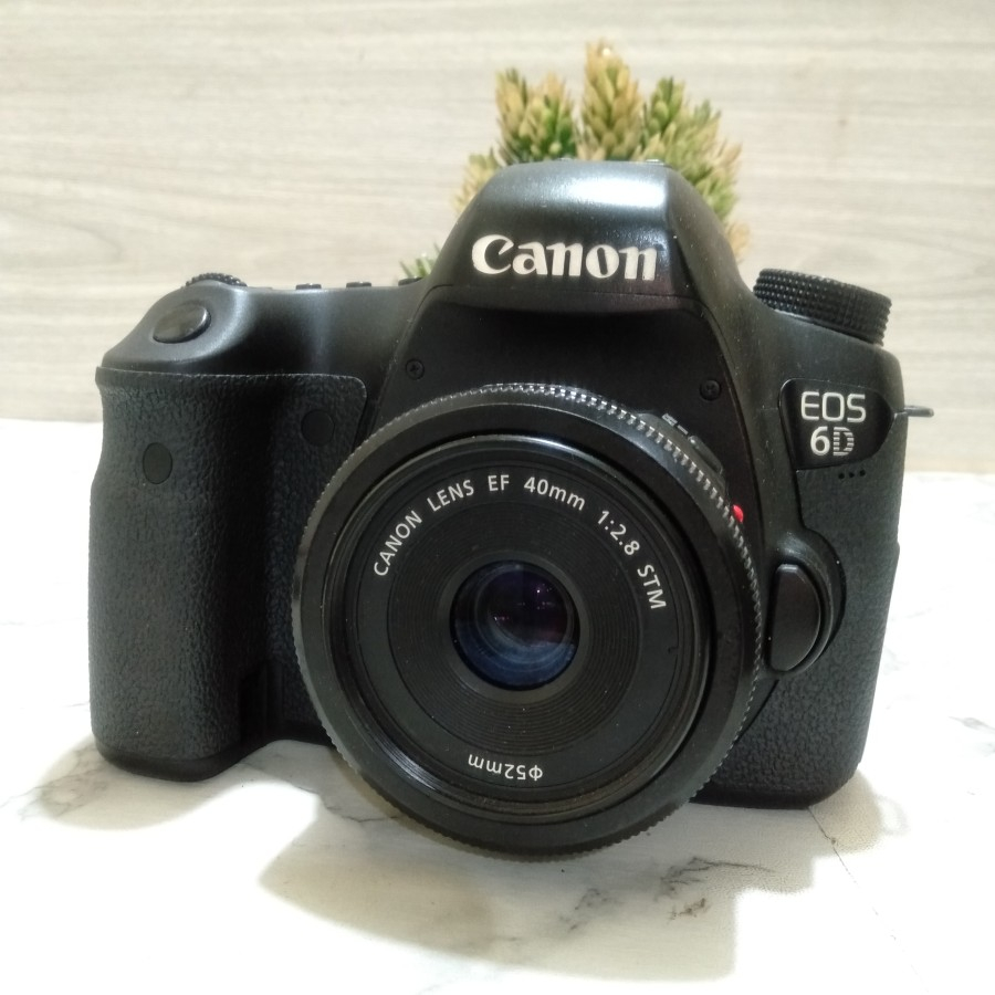 canon 6d second lensa 40mm STM kamera dslr Canon eos 6d
