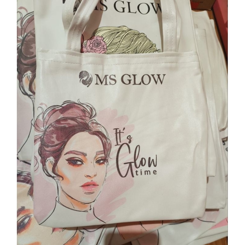 Totebag/Pouch/Tas/Dompet MS GLOW Asli