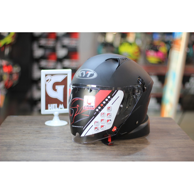 HELM KYT NFJ SOLID HELM HALF FACE