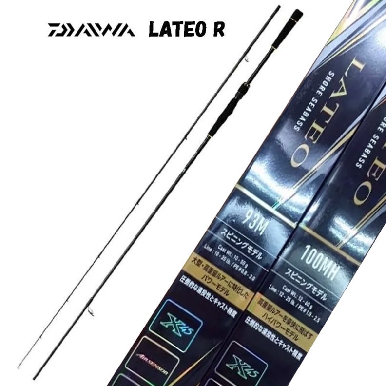 Joran Spinning Daiwa LATEO SHORE Seabass 93MR | 100MHR | JDM