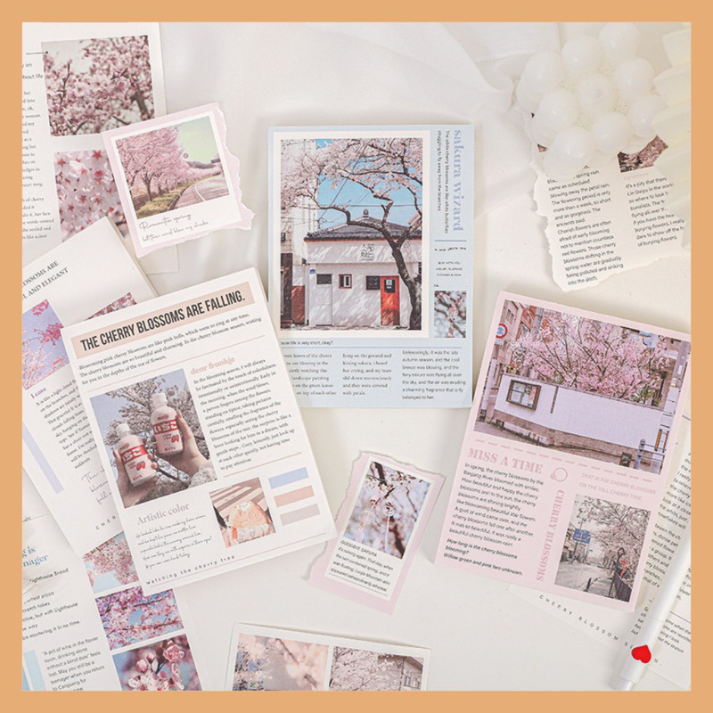 

Bahan scrapbook journal kertas dekorasi