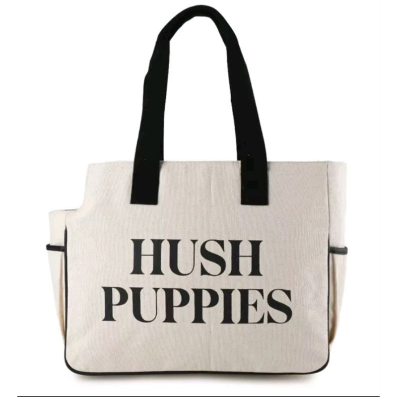 SALE‼️ CANVAS TOTEBAG HUSH PUPPIES 100% ORIGINAL
