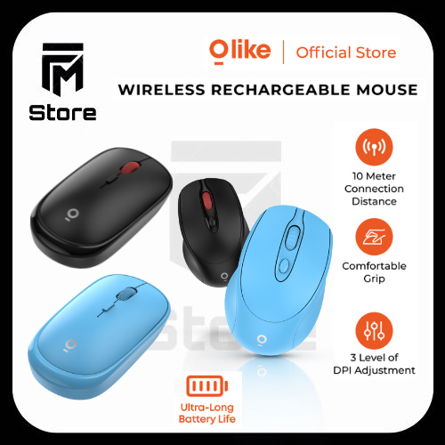 TERMURAH Olike Mouse Wireless M3 M4 2.4GHz Optical