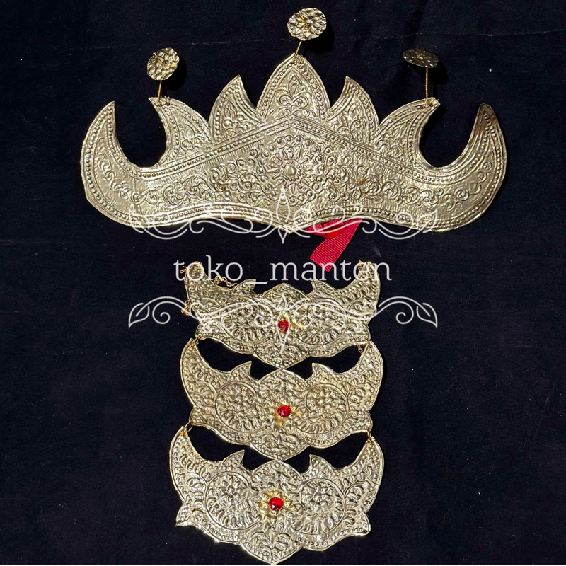 SET ADAT LAMPUNG ANAK / MAHKOTA ANAK ADAT / MAHKOTA TARI LAMPUNG