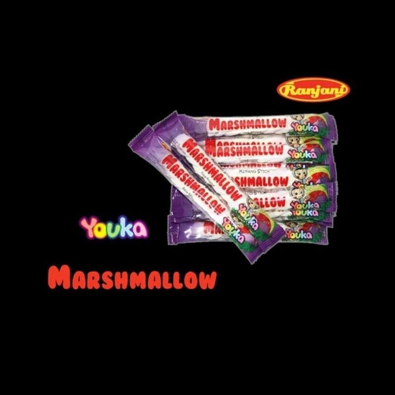 

Marshmallow kepang stick/Fruit jam bulat ranjani rasa random 1pack isi 20pcs @6gr