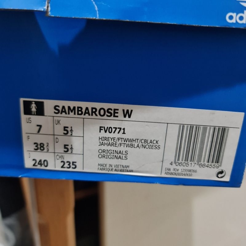 Sepatu Adidas Sambarose Original