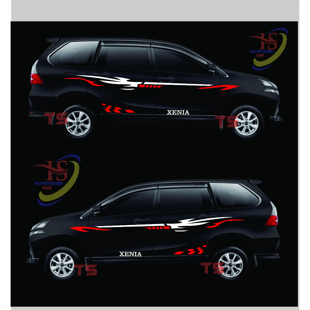 stciker mobil cutting list stciker mobil xenia mobil daihatsu xenia