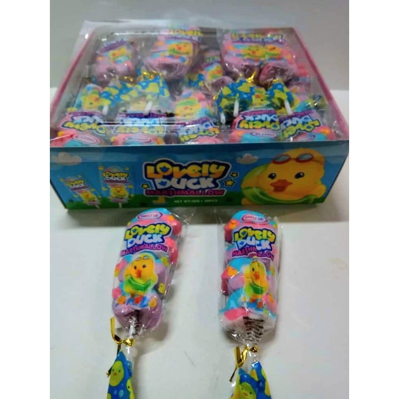 

Permen Cemilan Snack Lovely Duck Bebek Marshmallow Kapas Mainan Anak Murah (isi 30 pcs)