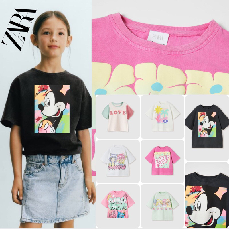 Zara girls T-shirts / kaos anak zara / kaos zara / zara girls tee / zara tee / zara tshirts