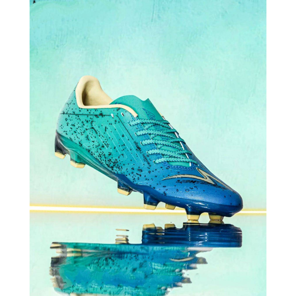 specs lightspeed 4 elite aqua green custard fg sepatu bola original specs