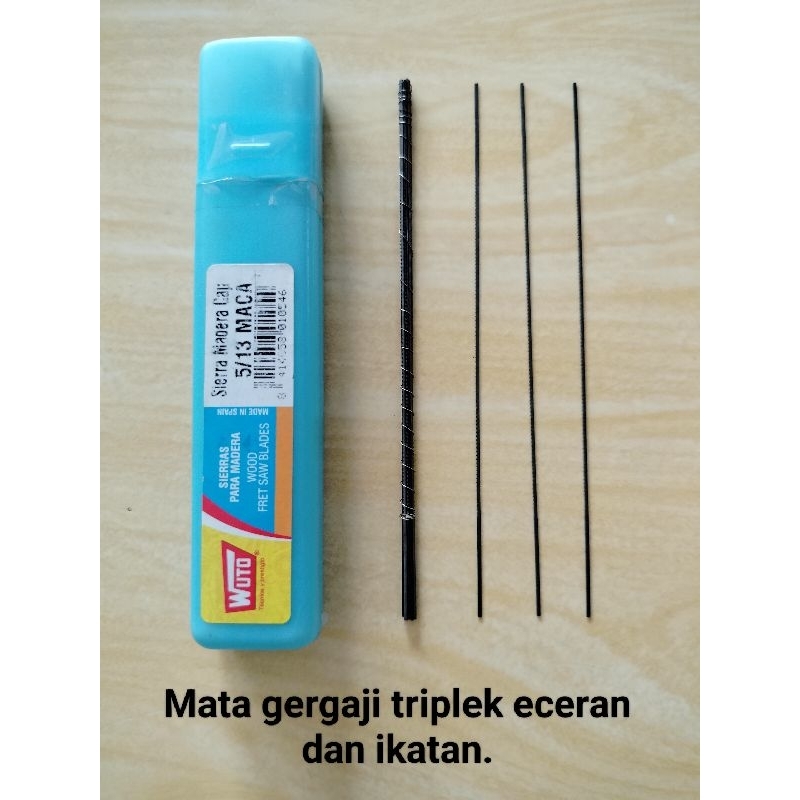 Mata gergaji ukir Triplek Ikatan
