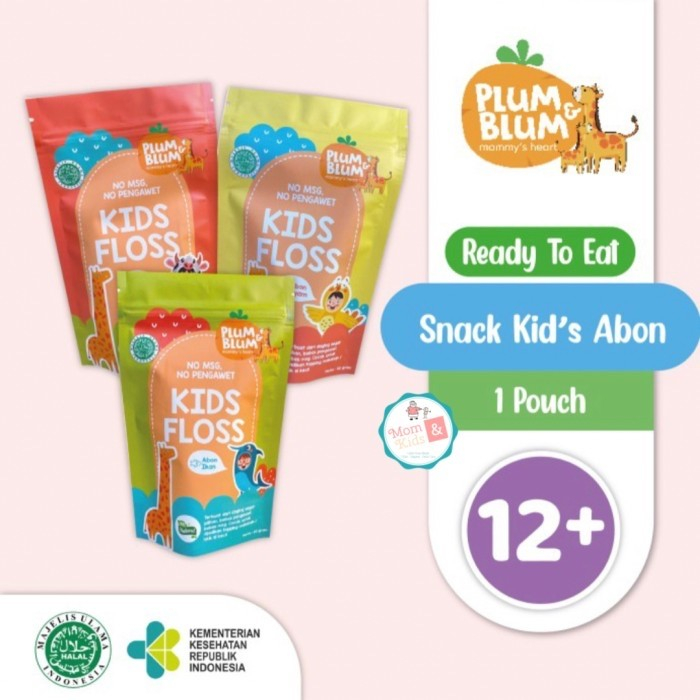 

Plum & Blum Kids Floss Abon Sapi Ayam Ikan 60 gram
