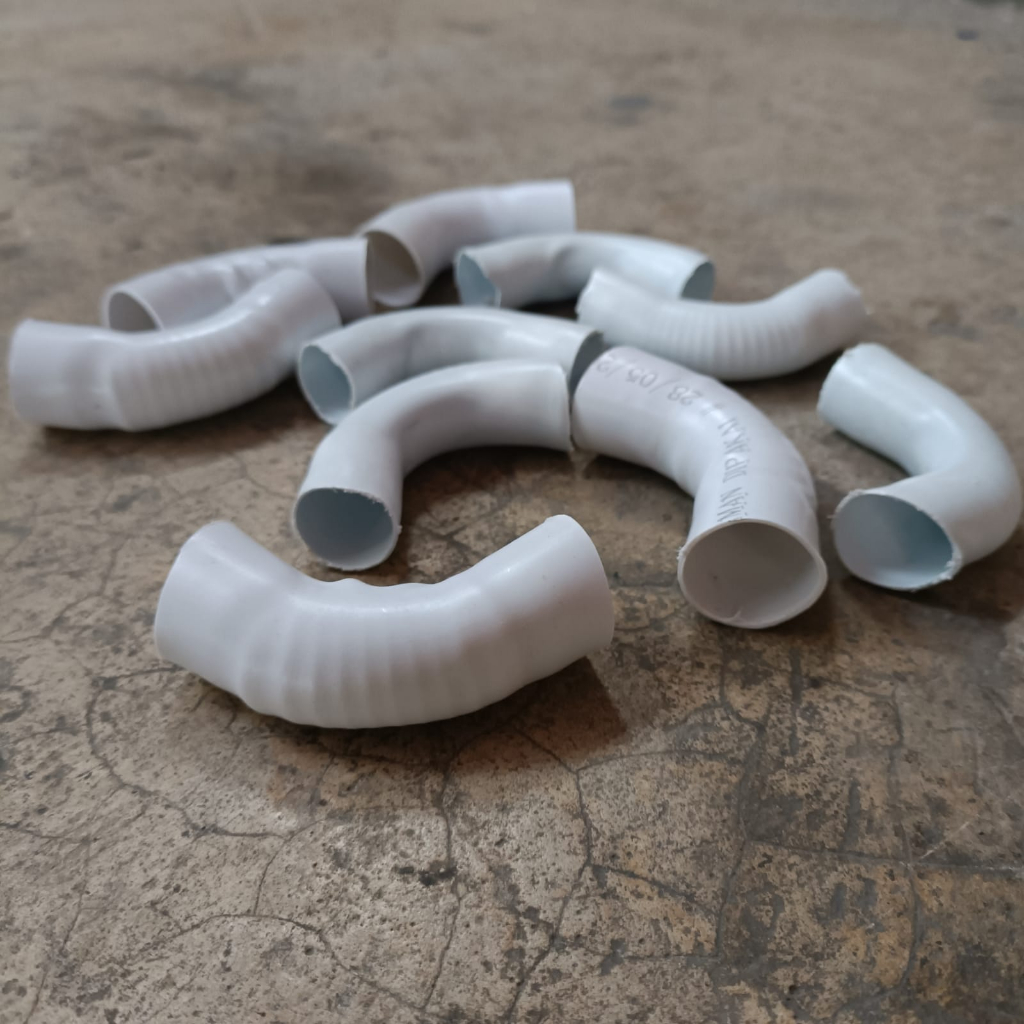 Elbow Conduit 5/8" Inch / Elbow pipa listrik 5/8" Inci Putih