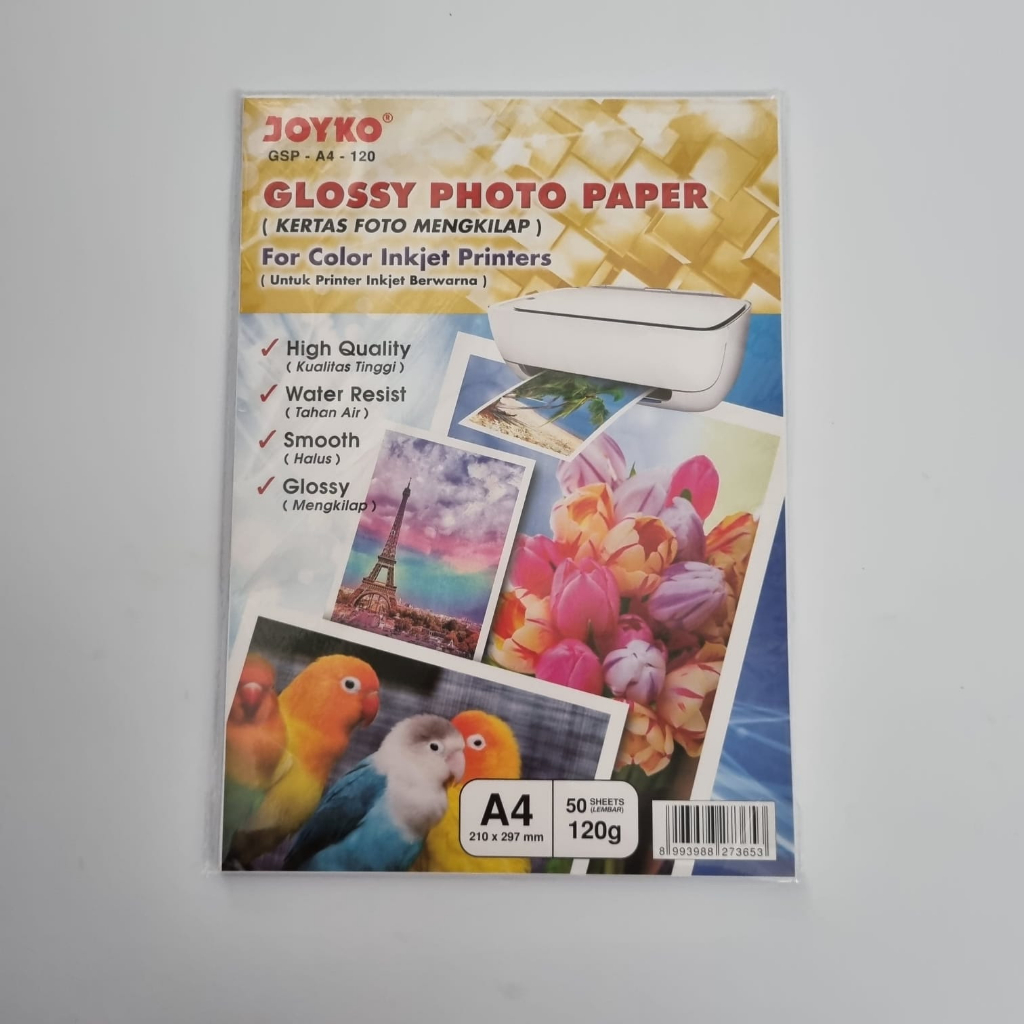 

JOYKO Kertas Foto A4 120 gram / Glossy Photo Paper JOYKO